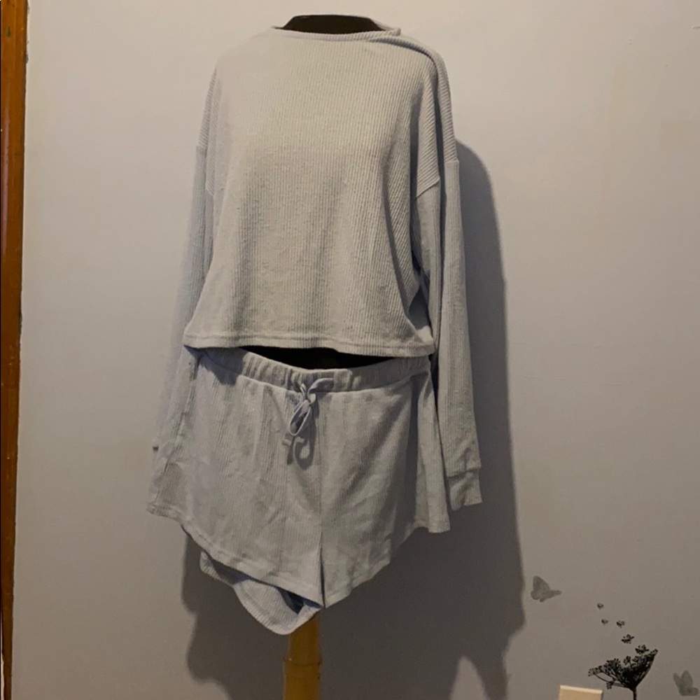 Pajama Matching Set Long Sleeve/Shorts